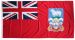 3yd 108x54in 274x137cm Falkland Islands red ensign (woven MoD fabric)